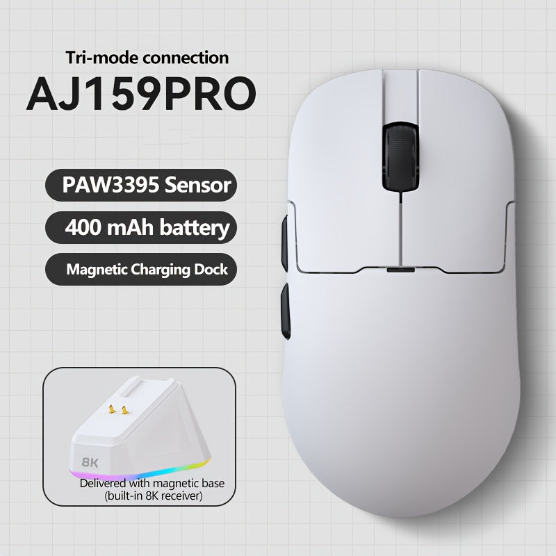 AJ159 APEX Mouse Wireless Gaming Mouse Original Phase PAW3950 Support BT