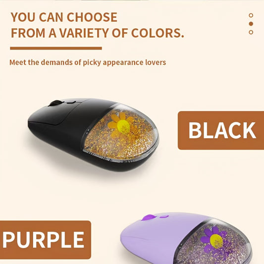 Portable Wireless Gaming Mouse With Silent Ergonomic Design