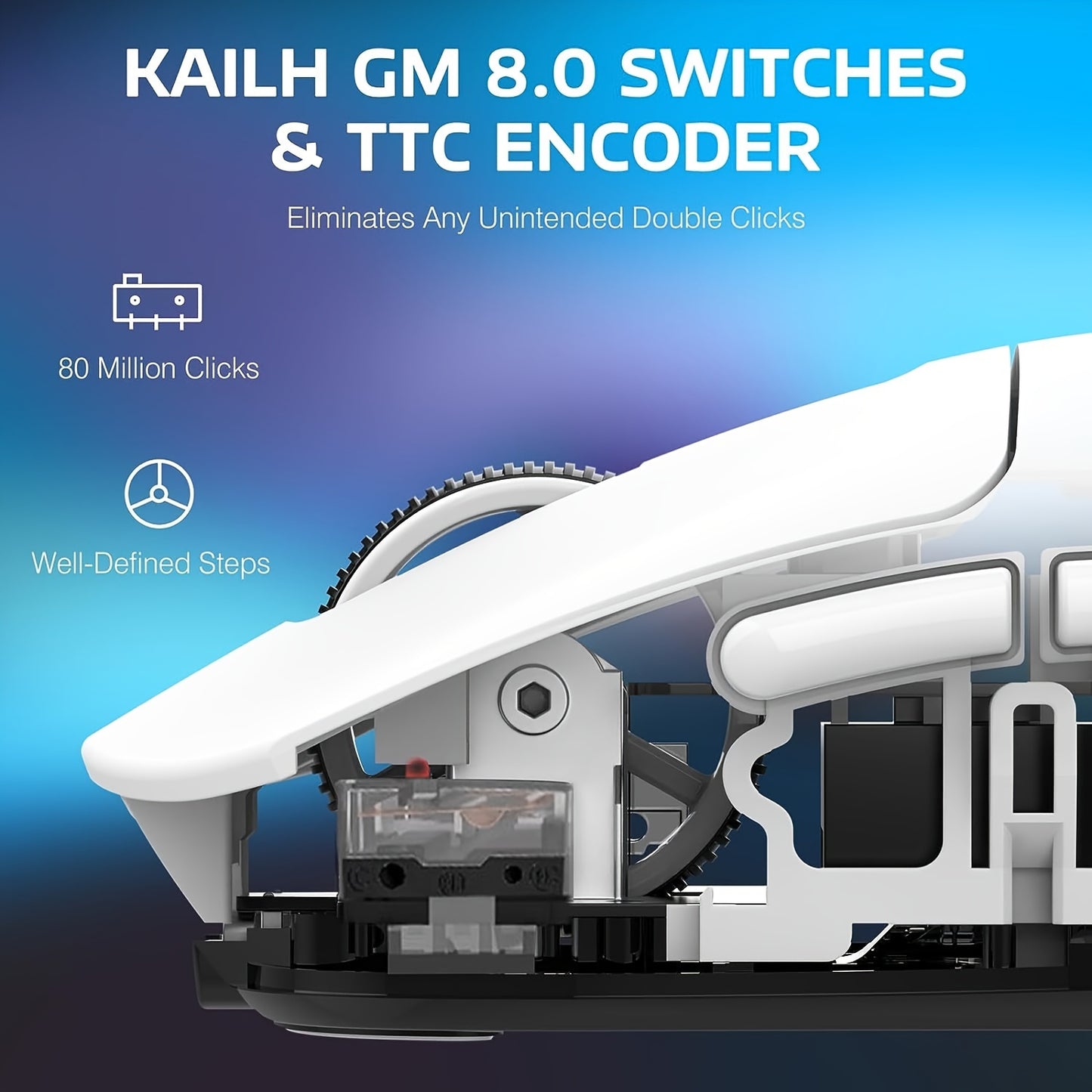 X3 Lightweight Wireless Gaming Mouse With Tri-Mode 2.4G