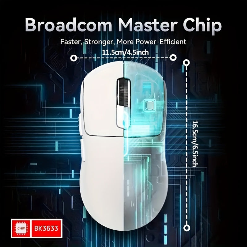 X3 Lightweight Wireless Gaming Mouse With Tri-Mode 2.4G