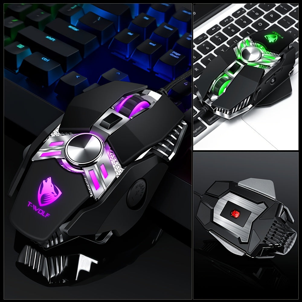 USB Corded Mouse, Office and Home Mouse, Ergonomically Designed for Windows Computers