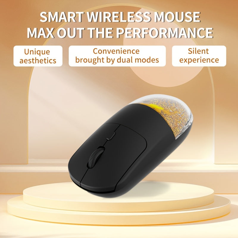 Portable Wireless Gaming Mouse With Silent Ergonomic Design