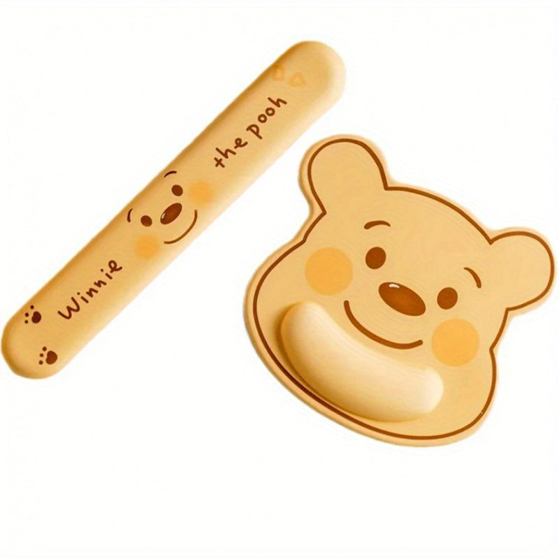1\u002F2 Disney Winnie the Pooh Wrist Rest Mouse Pad