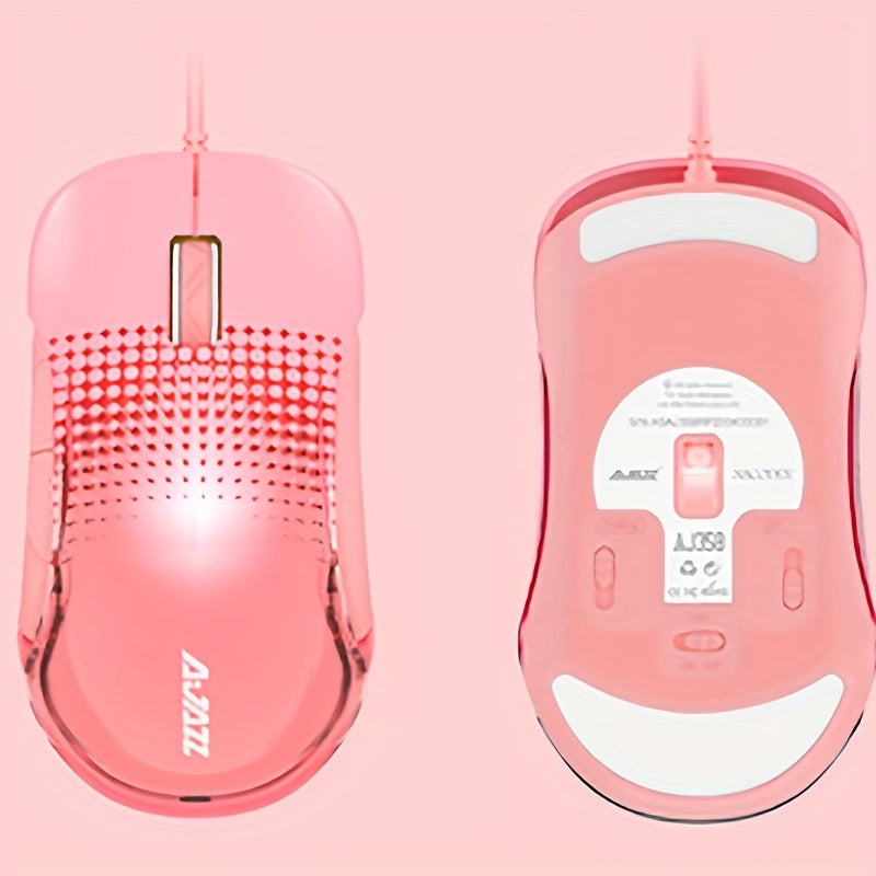AJAZZ AJ358 RGB Lightweight Gaming Mouse-translucent LED