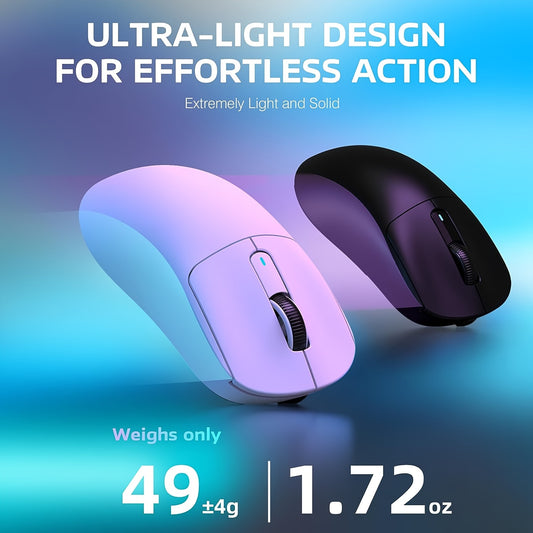 X3 Lightweight Wireless Gaming Mouse With Tri-Mode 2.4G