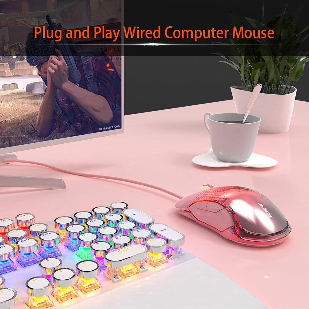 AJAZZ AJ358 RGB Lightweight Gaming Mouse-translucent LED