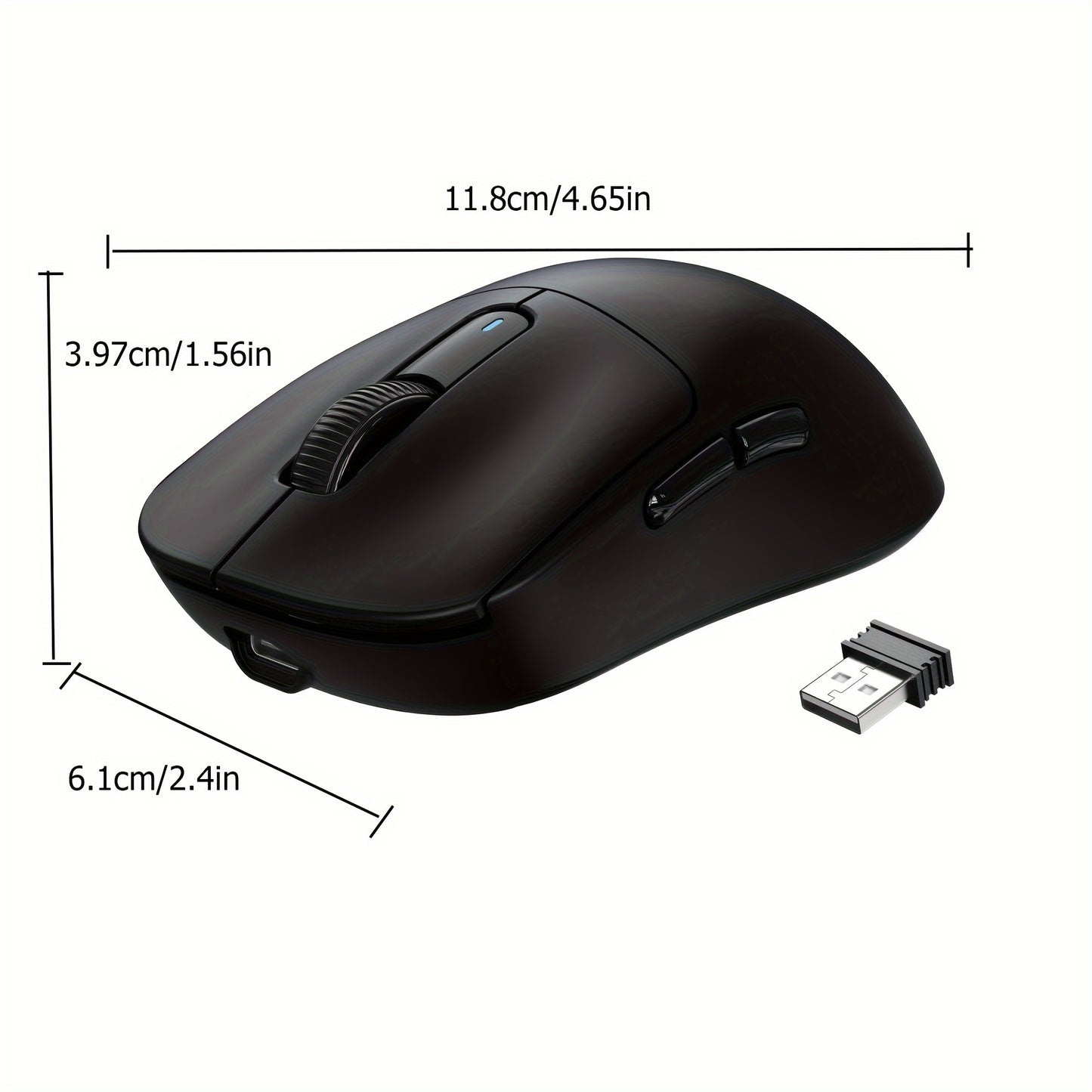 X3 Lightweight Wireless Gaming Mouse With Tri-Mode 2.4G