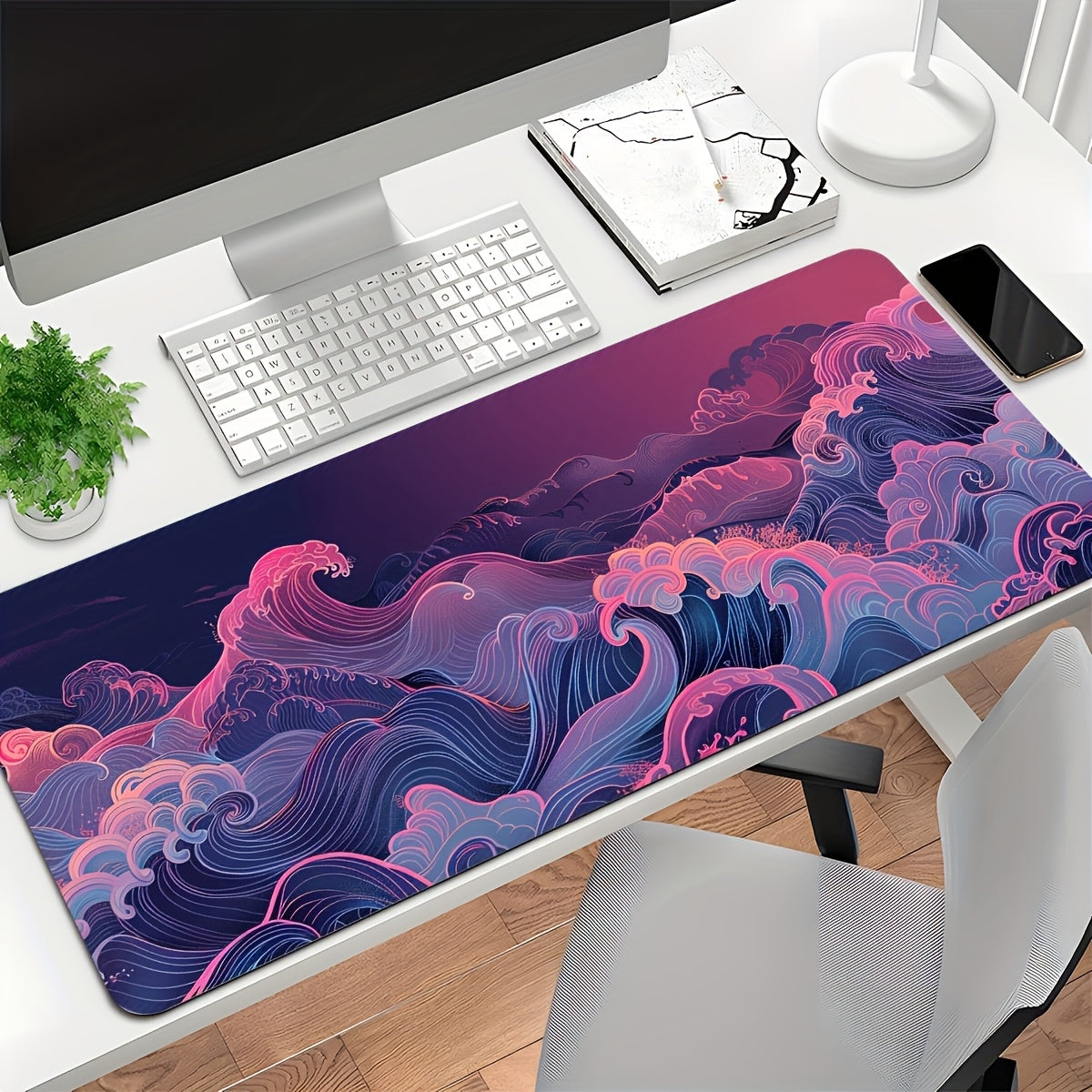 Vibrant Sunset Wave Mouse Pad Vibrant Sunset Wave Extra Large Gaming Mouse Pad