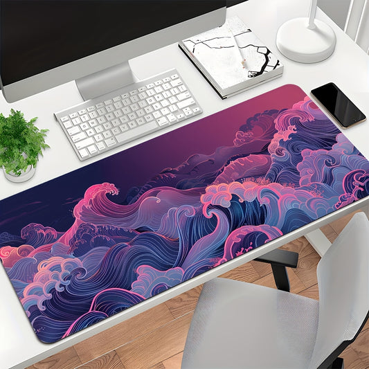 Vibrant Sunset Wave Mouse Pad Vibrant Sunset Wave Extra Large Gaming Mouse Pad
