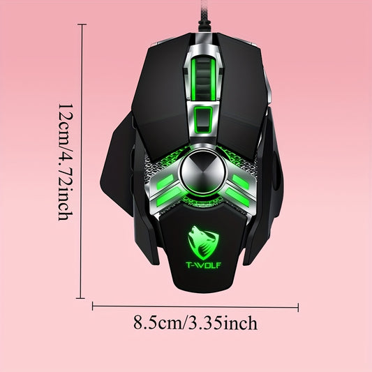 USB Corded Mouse, Office and Home Mouse, Ergonomically Designed for Windows Computers