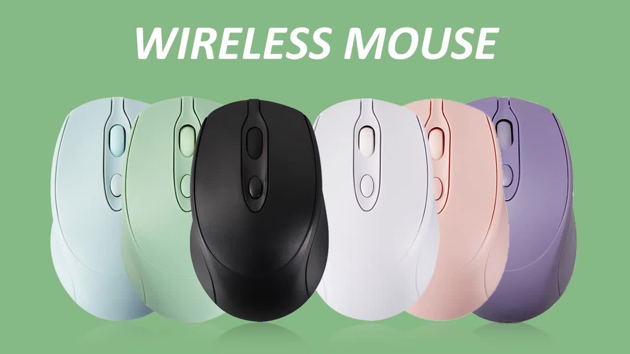 Wireless Silent Mouse Wireless Silent Mouse | Ambidextrous Dual-Mode Ergonomic Type-C Rechargeable for Office