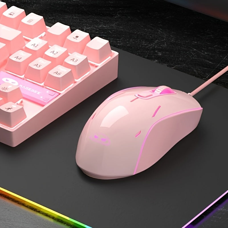 Magegee G12 Mouse with USB Wired Connection, Illuminated Design, Suitable for Office Use