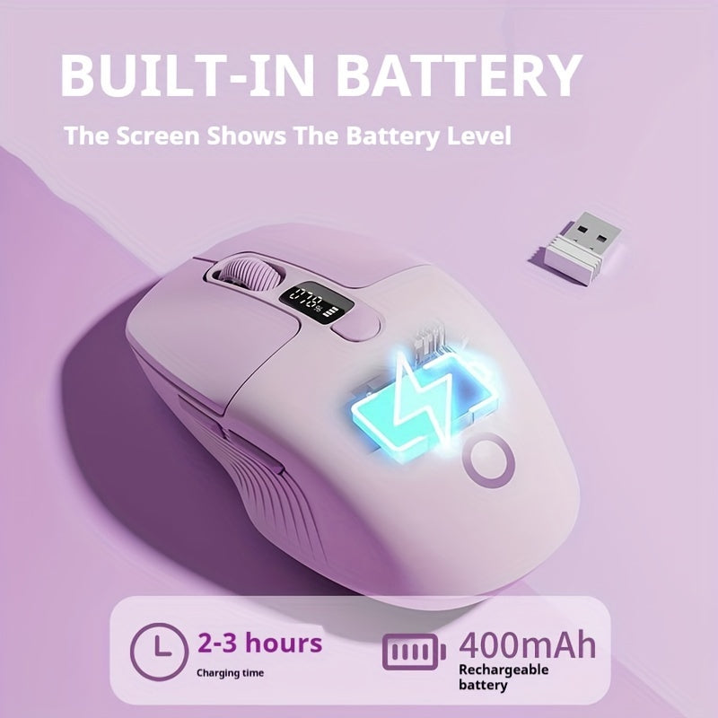 EWEADN Q1 Mini Wireless BT Rechargeable & Silent Mouse With Type-c Charging Port