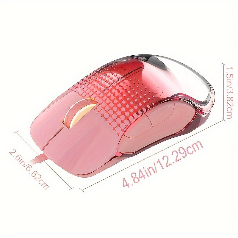 AJAZZ AJ358 RGB Lightweight Gaming Mouse-translucent LED