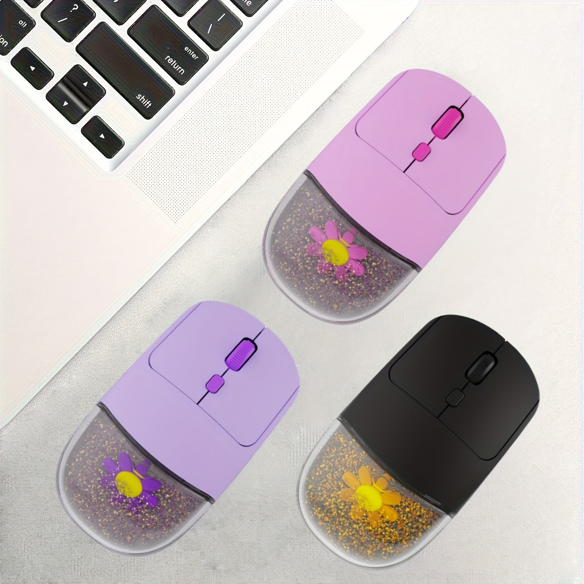 Portable Wireless Gaming Mouse With Silent Ergonomic Design