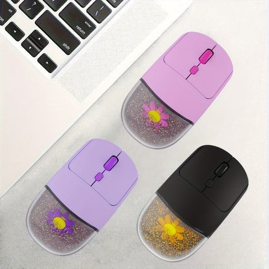 Portable Wireless Gaming Mouse With Silent Ergonomic Design