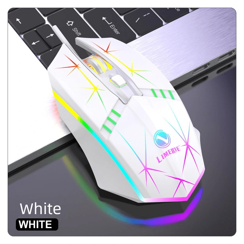 4D Colorful Wired USB Gaming Mouse, Optical Sensor, Ergonomic Design