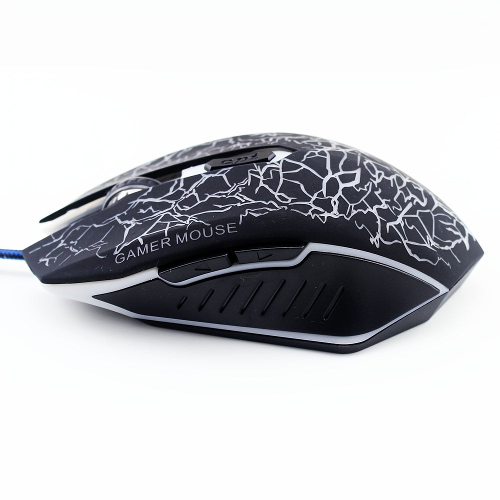 Colorful LED Computer 6KEY Gaming Mouse Professional Ultra-precise For Dota 2 LOL Gamer Mouse Ergonomic 2400 DPI USB Wired Mouse