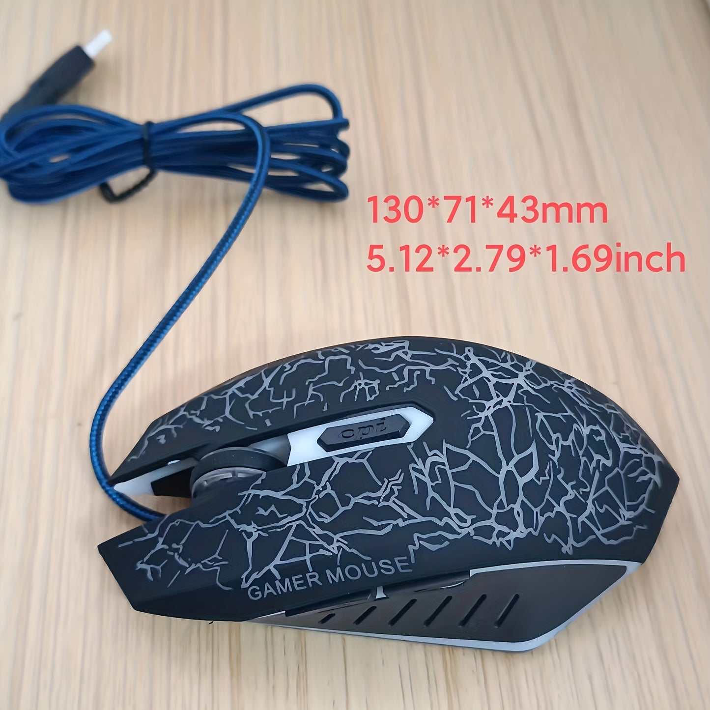 Colorful LED Computer 6KEY Gaming Mouse Professional Ultra-precise For Dota 2 LOL Gamer Mouse Ergonomic 2400 DPI USB Wired Mouse