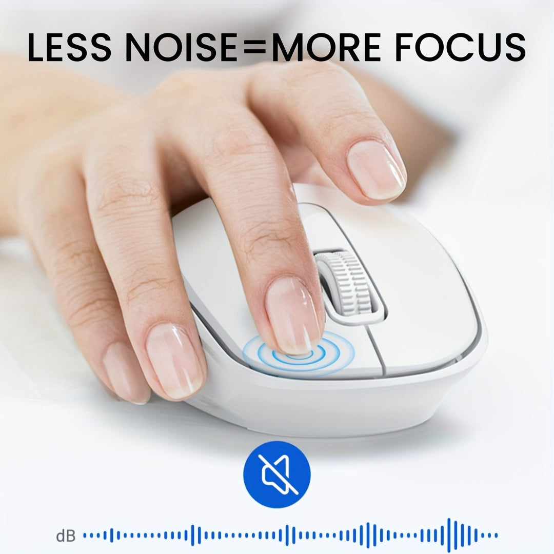 Philips Dual Mode Business Mouse, 2.4G Wireless Mouse, Ergonomic Design