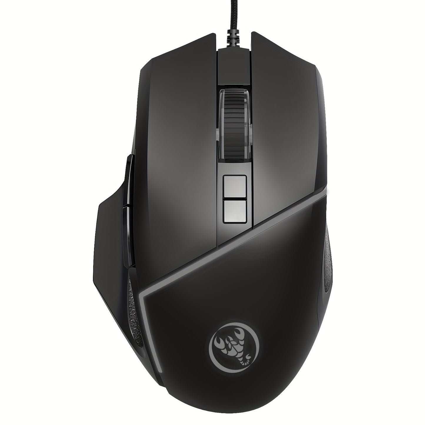 HXSJ new USB wired gaming mouse with RGB lighting and 8 buttons optical mouse suitable for gaming