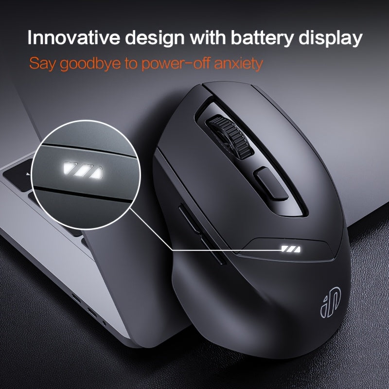 INPHIC DR01 wireless BT mouse ergonomic office light sound suitable for laptops