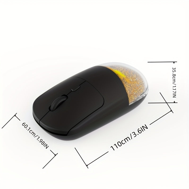 Portable Wireless Gaming Mouse With Silent Ergonomic Design