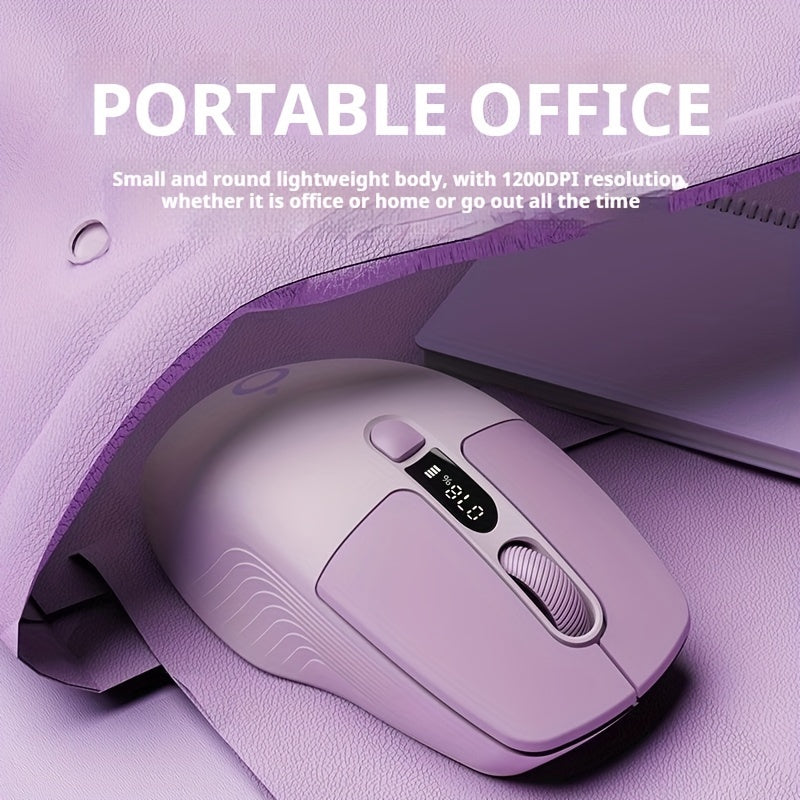 EWEADN Q1 Mini Wireless BT Rechargeable & Silent Mouse With Type-c Charging Port
