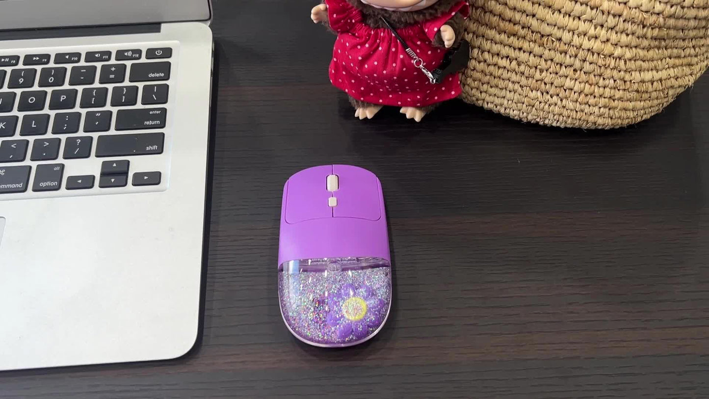 Portable Wireless Gaming Mouse With Silent Ergonomic Design