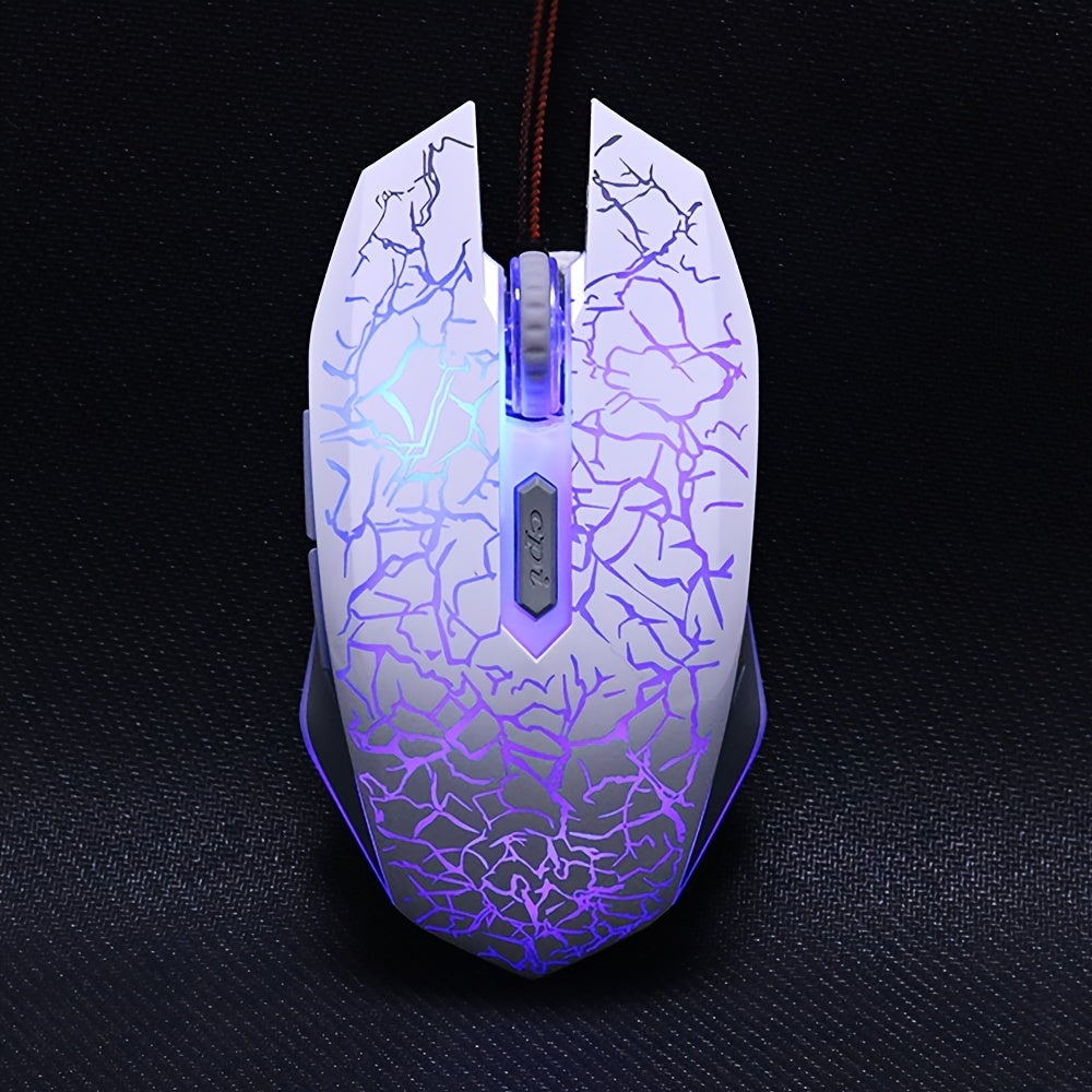 Colorful LED Computer 6KEY Gaming Mouse Professional Ultra-precise For Dota 2 LOL Gamer Mouse Ergonomic 2400 DPI USB Wired Mouse