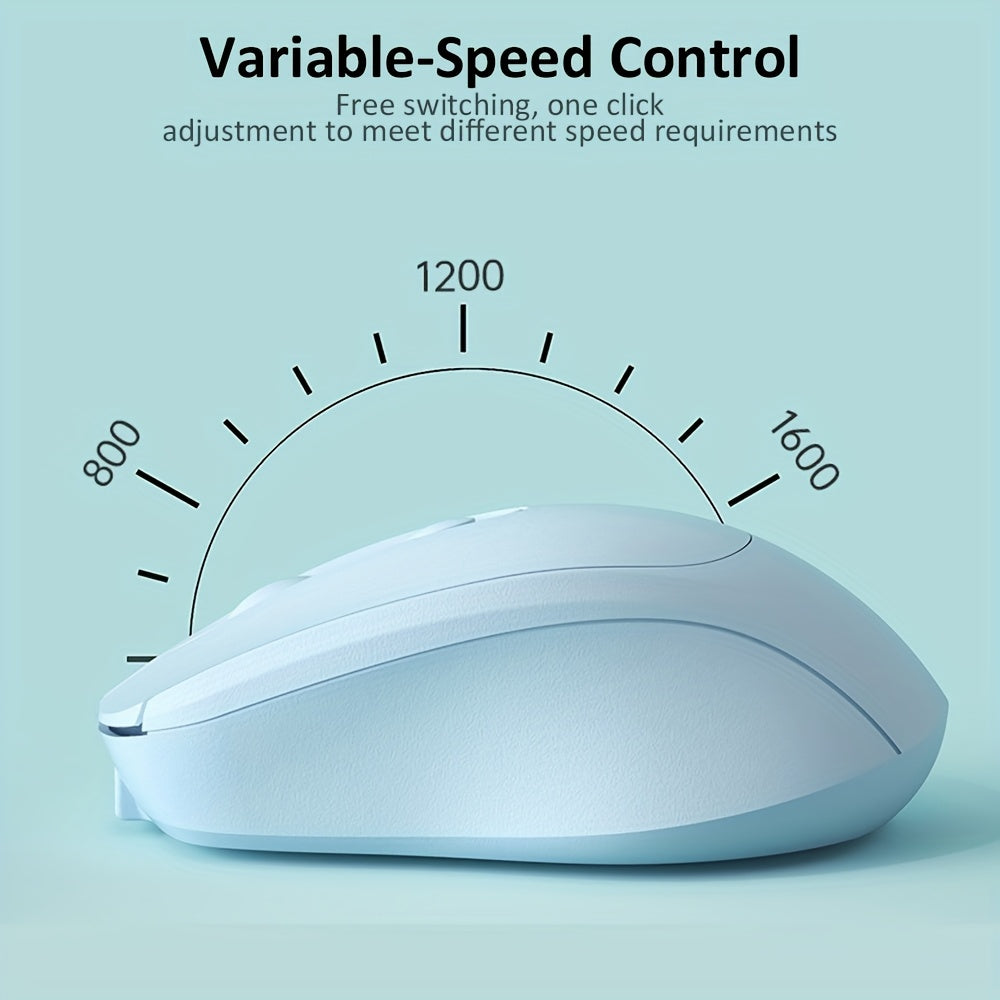 Wireless Silent Mouse Wireless Silent Mouse | Ambidextrous Dual-Mode Ergonomic Type-C Rechargeable for Office
